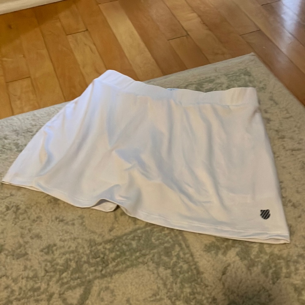 White KSwiss tennis skirt